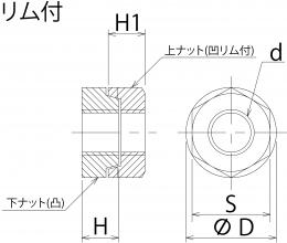 ハードロックナット ステンレスの寸法表｜締結に関する総合サイト 締結.jp