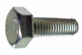 六角ボルト　三価クロメート　全ねじ